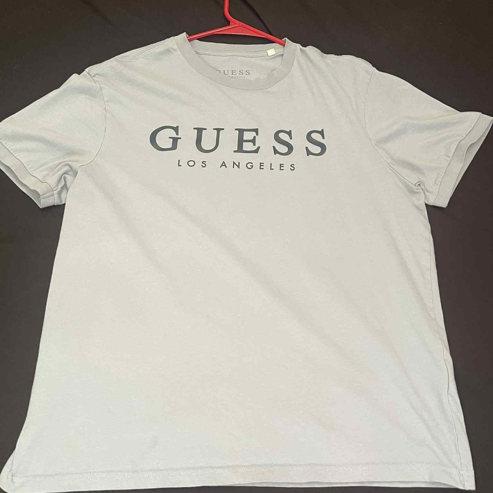GUESS Light Blue Logo Tee
